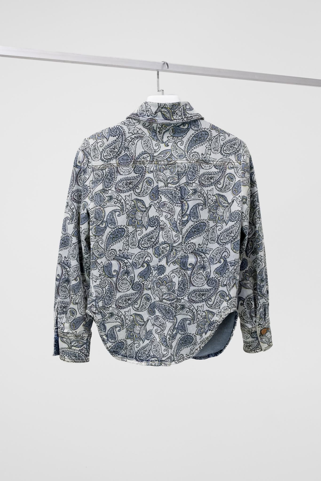 See By Chloe PF/19 Paisley Denim Shirt Jacket