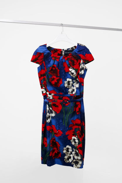 Samantha Sung Tailored Floral Sheath Dress