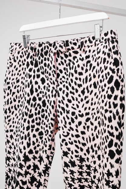 Alexander McQueen Blush Cheetah Houndstooth Trousers