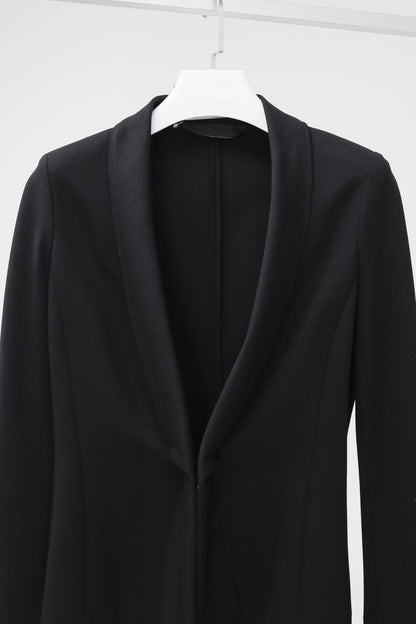 Donna Karan Black Jersey Blazer