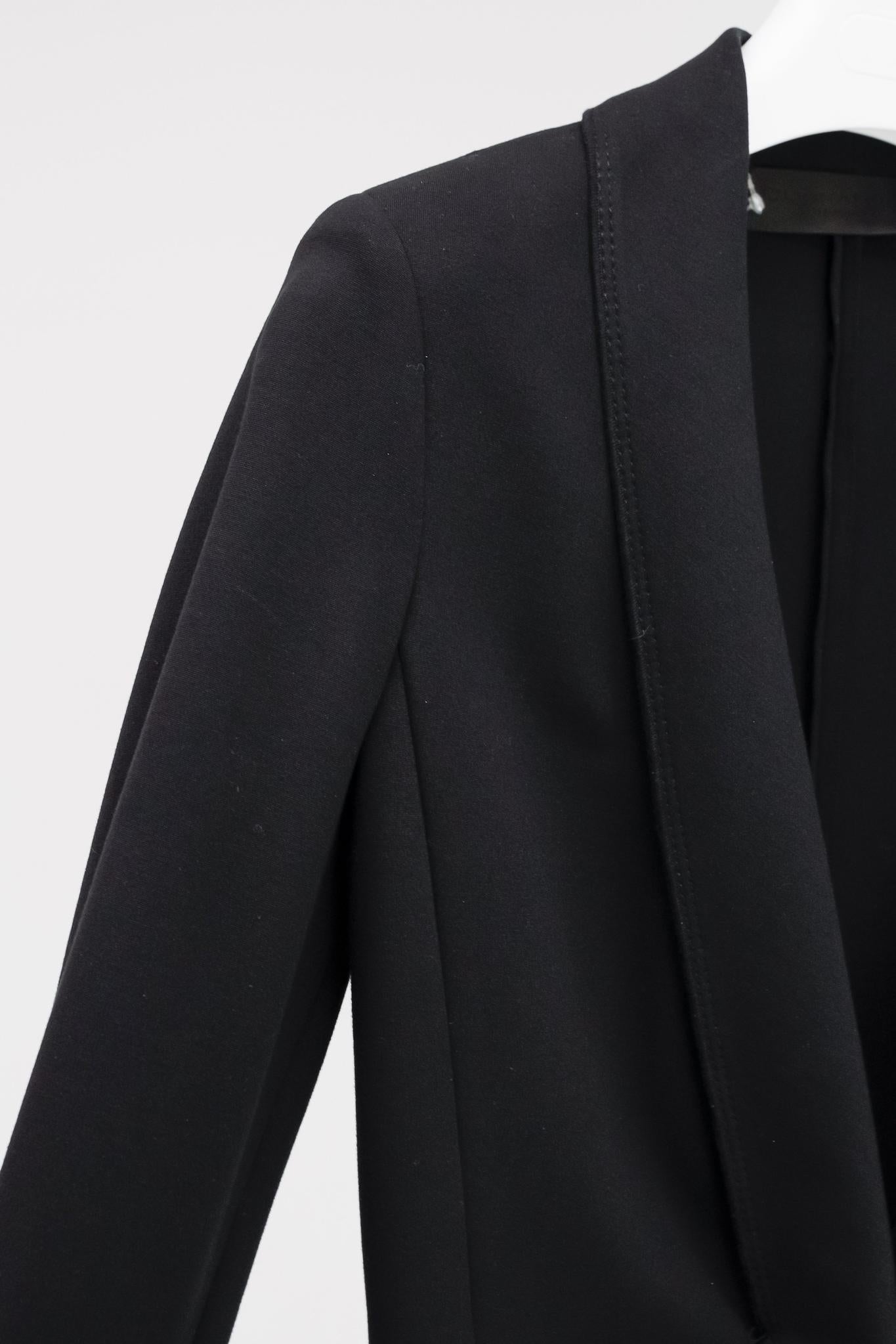 Donna Karan Black Jersey Blazer