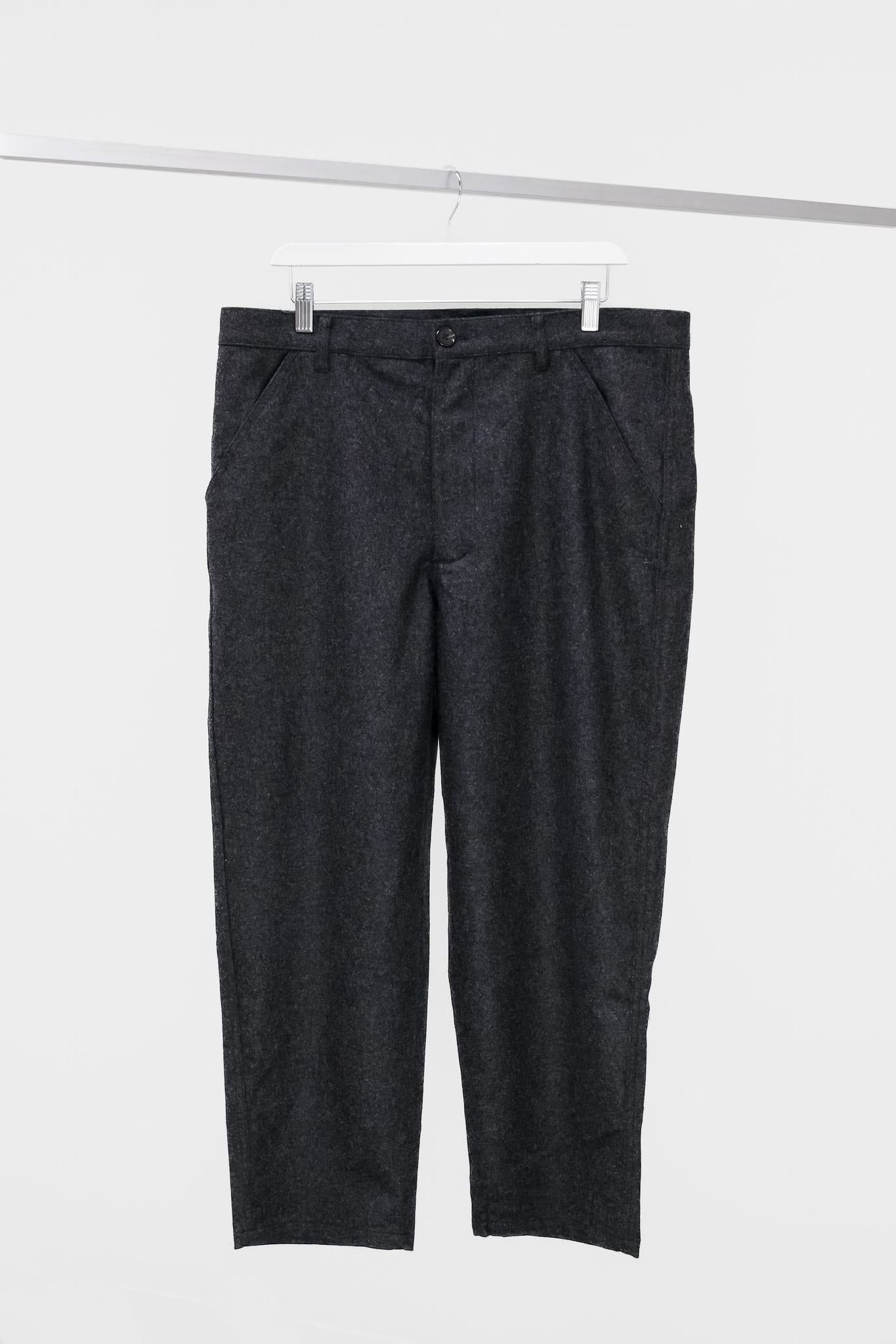 Comme Des Garçons SHIRT Grey Wool Trousers