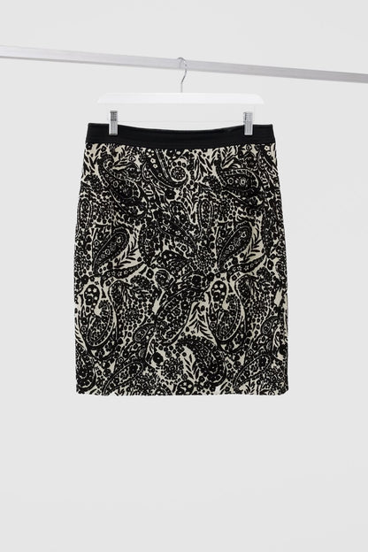 Etro Paisley Zipper Skirt