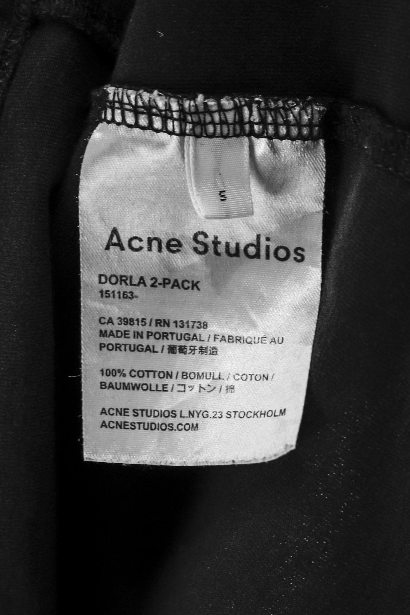 Acne Studios Black Dorla Tee