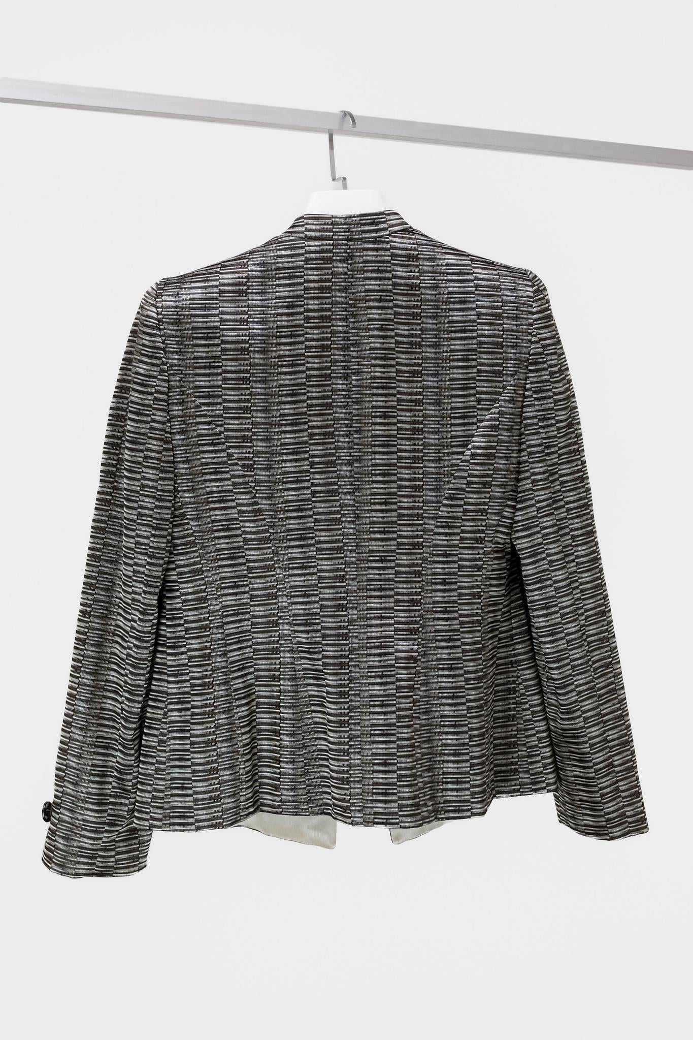 Giorgio Armani Collarless Blazer