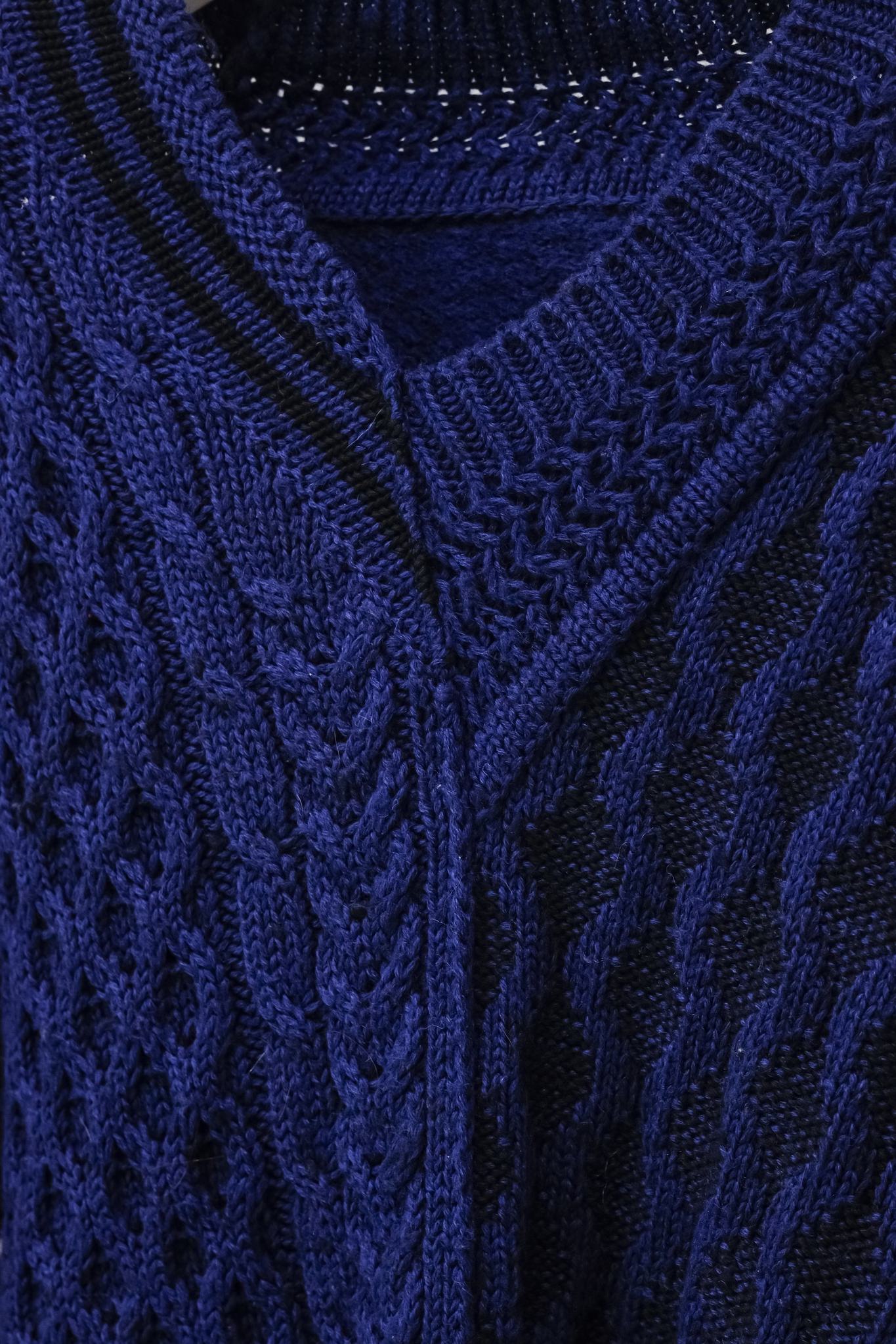 Maison Margiela Deconstructed Cable Knit Jumper