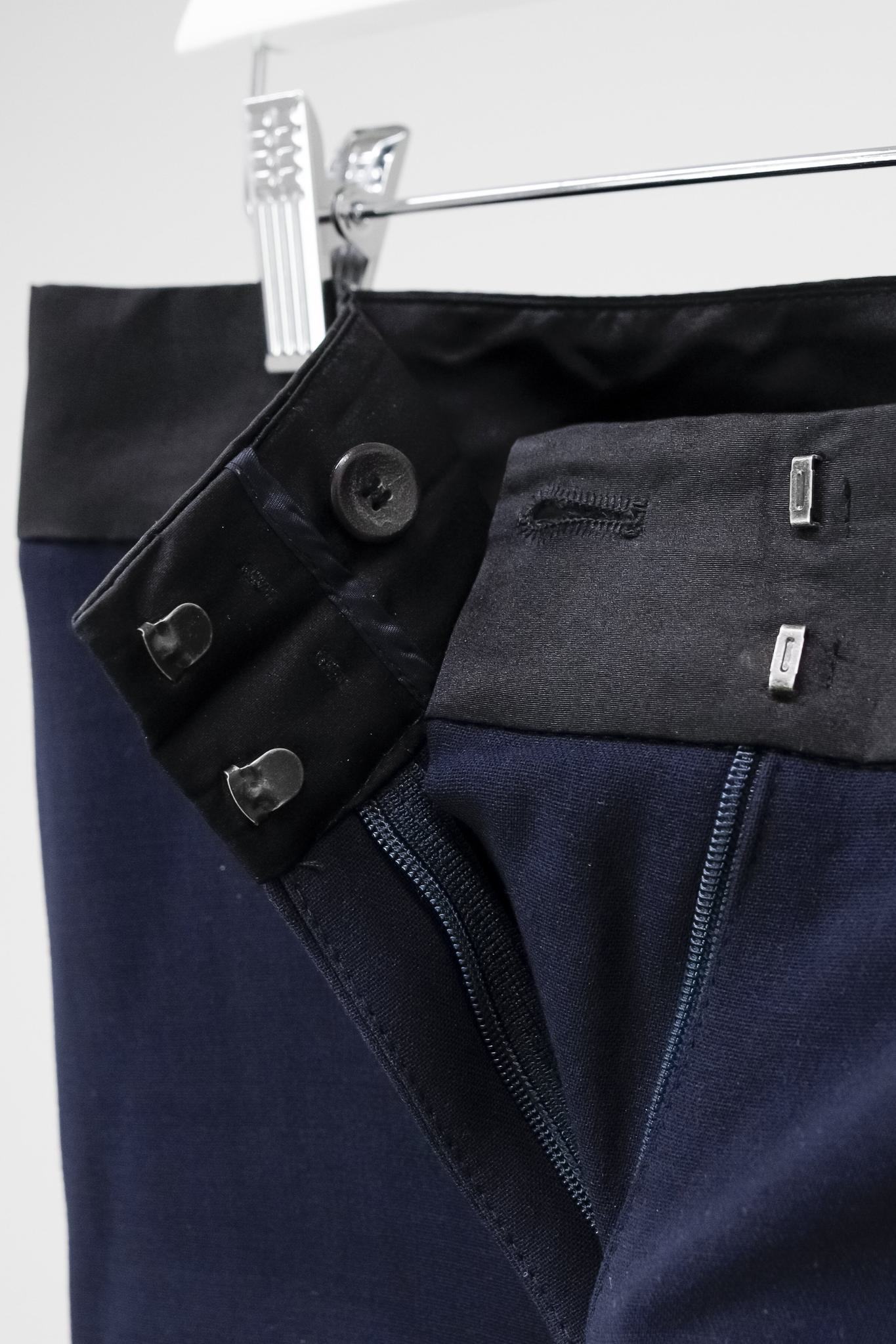 Akris Navy Tuxedo Trouser