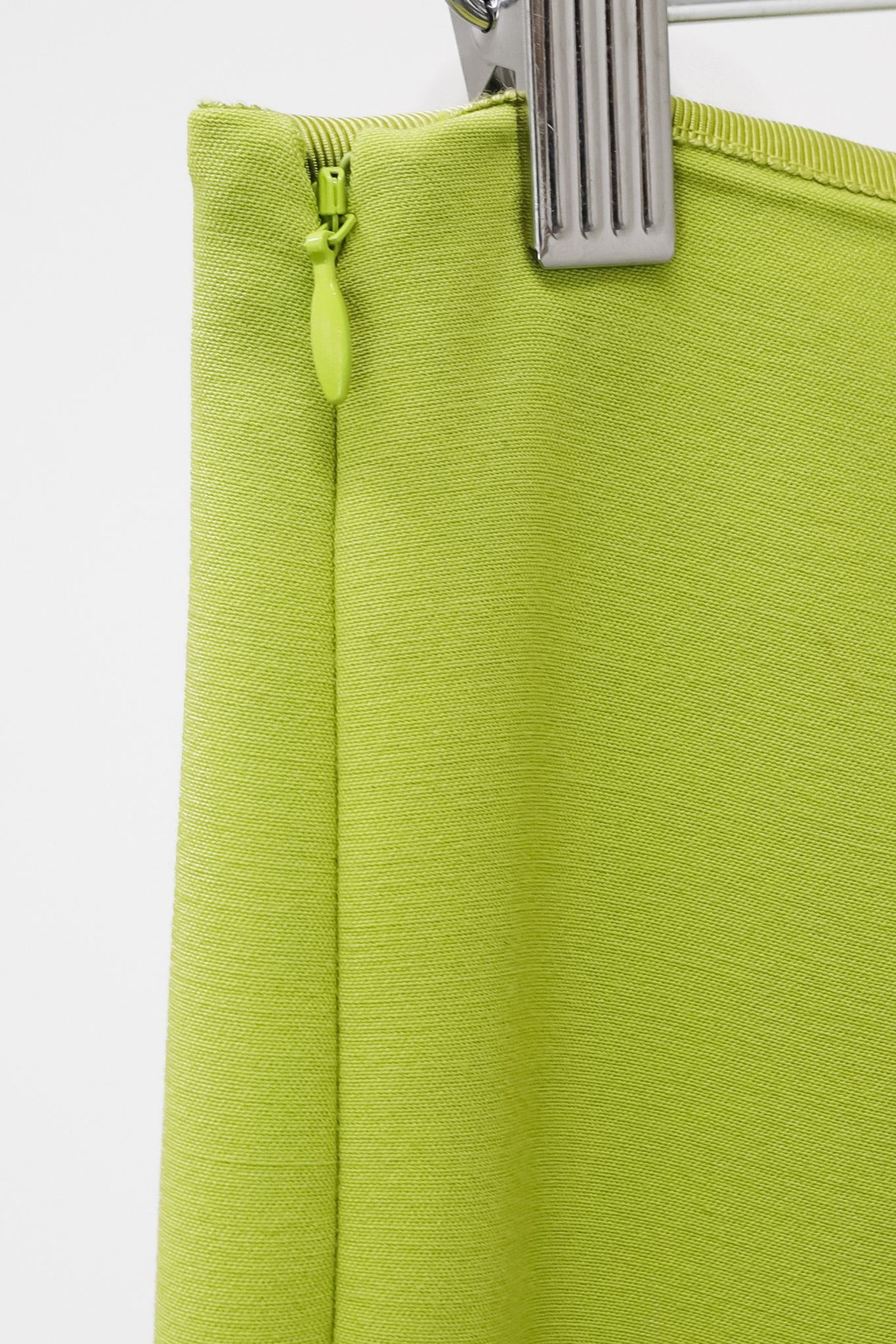 Alberta Ferretti Lime Trousers