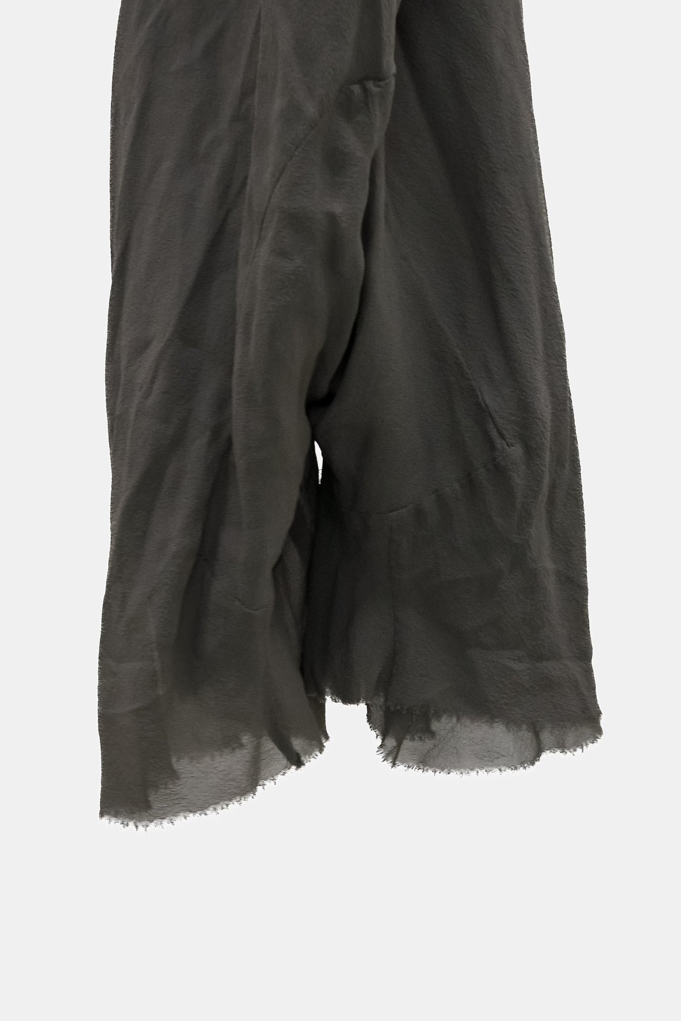 Rick Owens S/S 09 "STRUTTER" Cowl Back Chiffon Romper