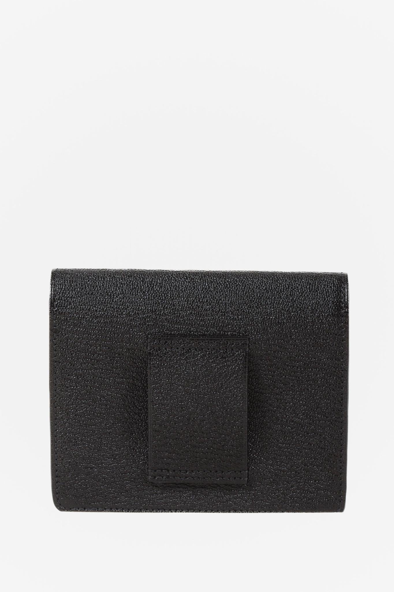 Hermès Roulis Slim Black Leather Wallet