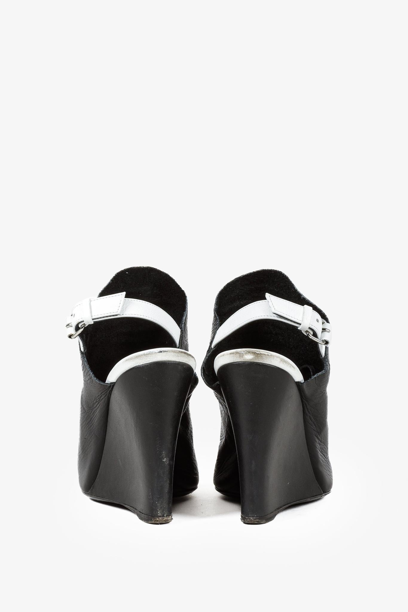 Balenciaga Veau Papier Wedge Sandal