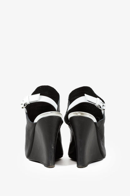 Balenciaga Veau Papier Wedge Sandal
