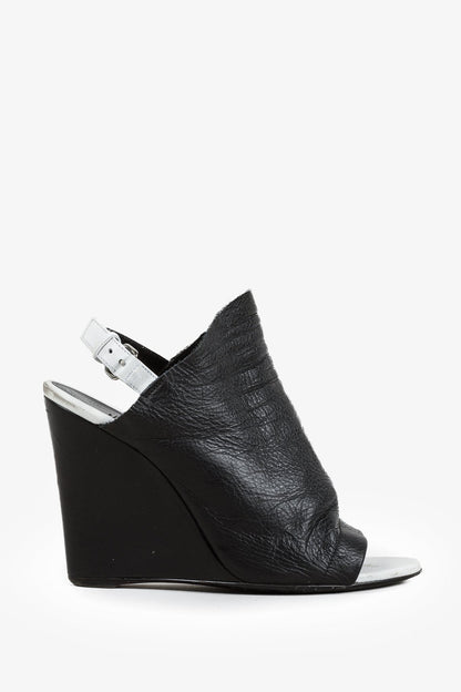 Balenciaga Veau Papier Wedge Sandal