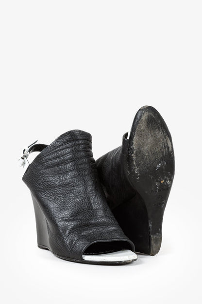Balenciaga Veau Papier Wedge Sandal