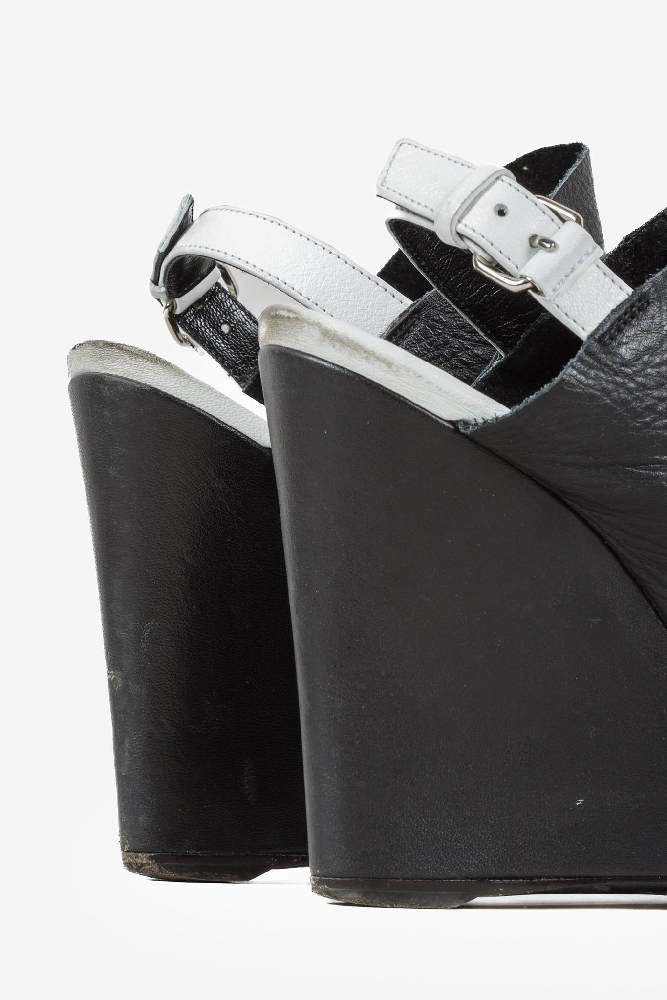 Balenciaga Veau Papier Wedge Sandal