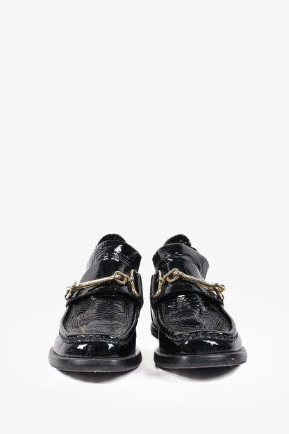 Acne Studios Kerin Patent Leather Loafer Boot