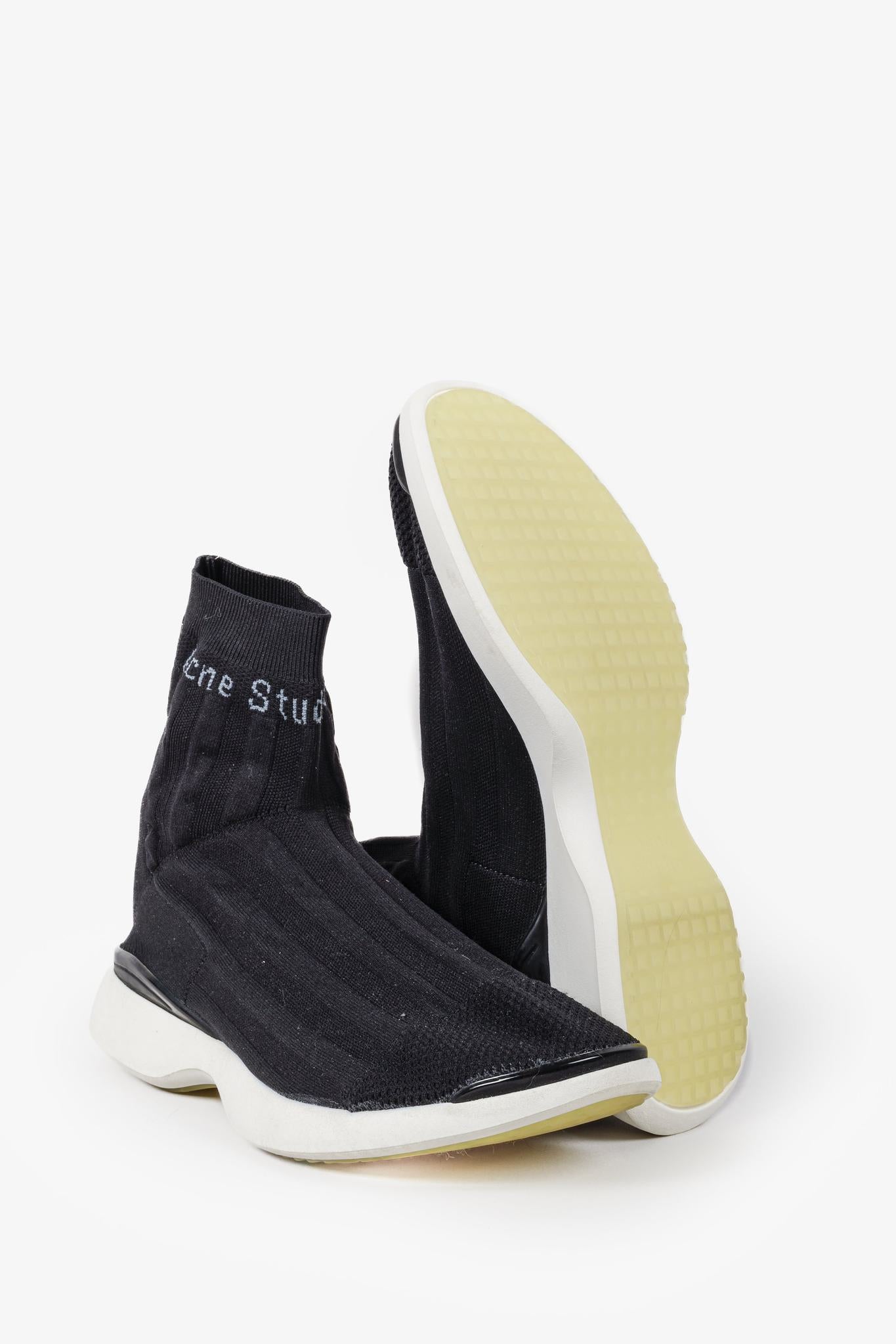 Acne Studios Tristan AS Black/White Sock Sneakers