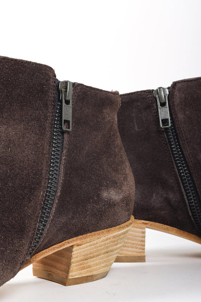 Woman by Common Projects Brown Suede Ankle Boots