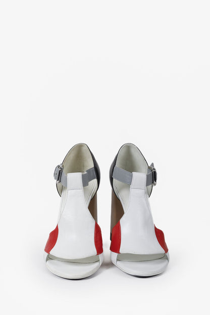 Jil Sander Colour Block Block Heels