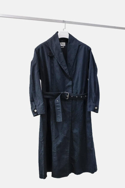 Isabel Marant Étoile Navy Cotton Peter Trench Coat