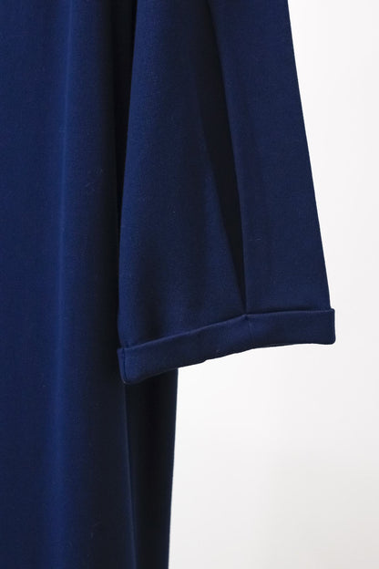 Dorothee Schumacher Soft Essence Petroleum Blue V-Neck Dress