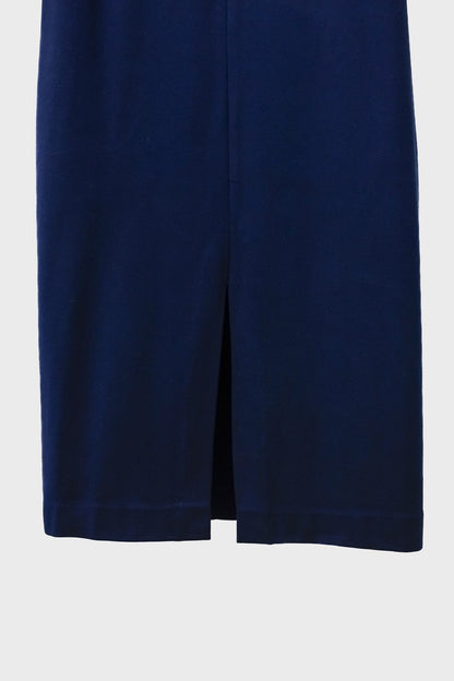 Dorothee Schumacher Soft Essence Petroleum Blue V-Neck Dress