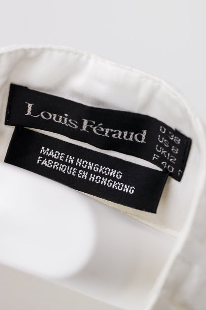 Louis Féraud Satin Pintuck Blouse