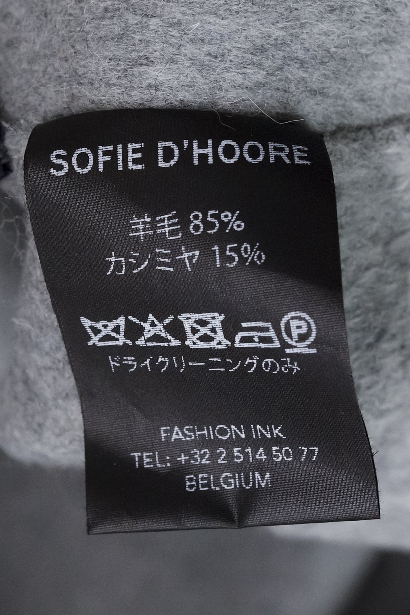 Sofie D’Hoore Candia Light Grey Hooded Coat