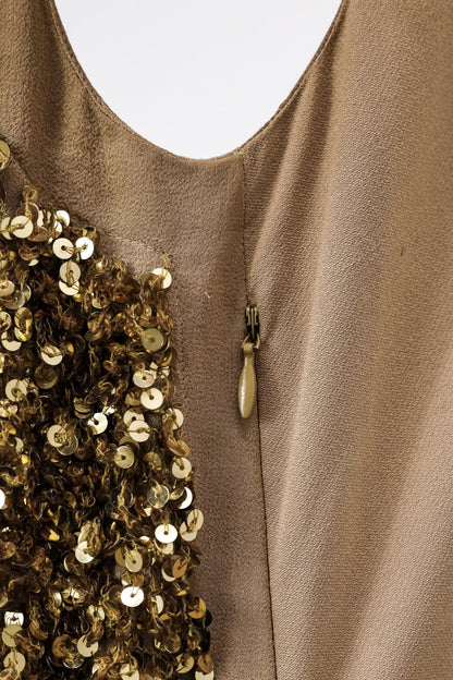 Stella McCartney Gold Sequin Mini Dress