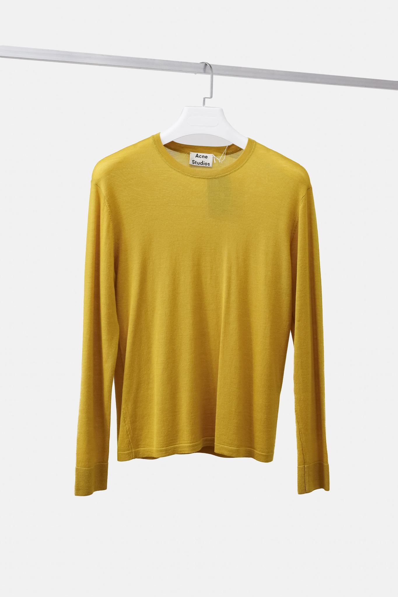 Acne Studios Mustard Yellow Merino Sweater