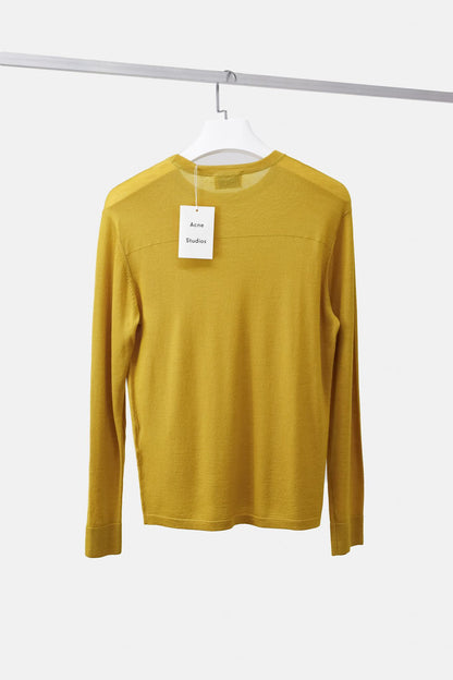 Acne Studios Mustard Yellow Merino Sweater