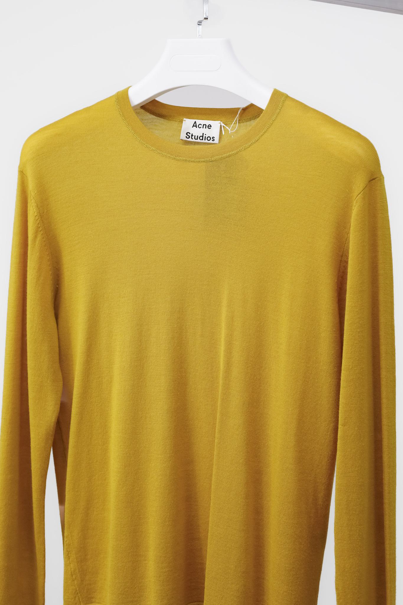 Acne Studios Mustard Yellow Merino Sweater