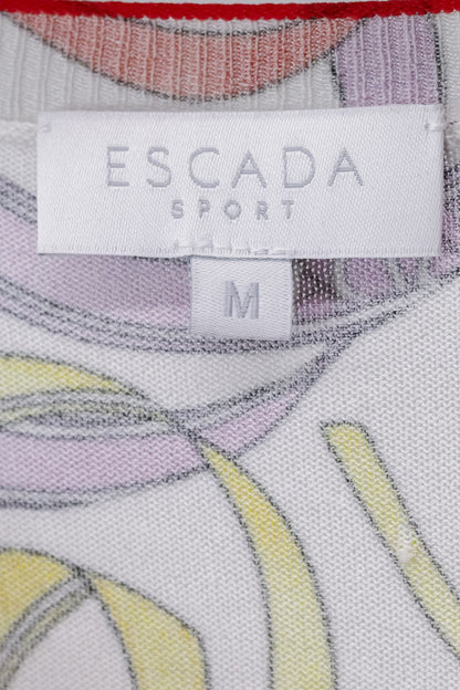 Escada Sport Multicolor Printed Knit Cardigan