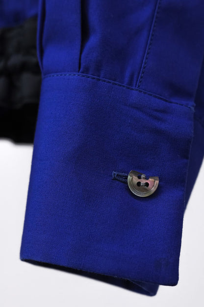 Sacai Luck Blue Drawstring Button Up Shirt