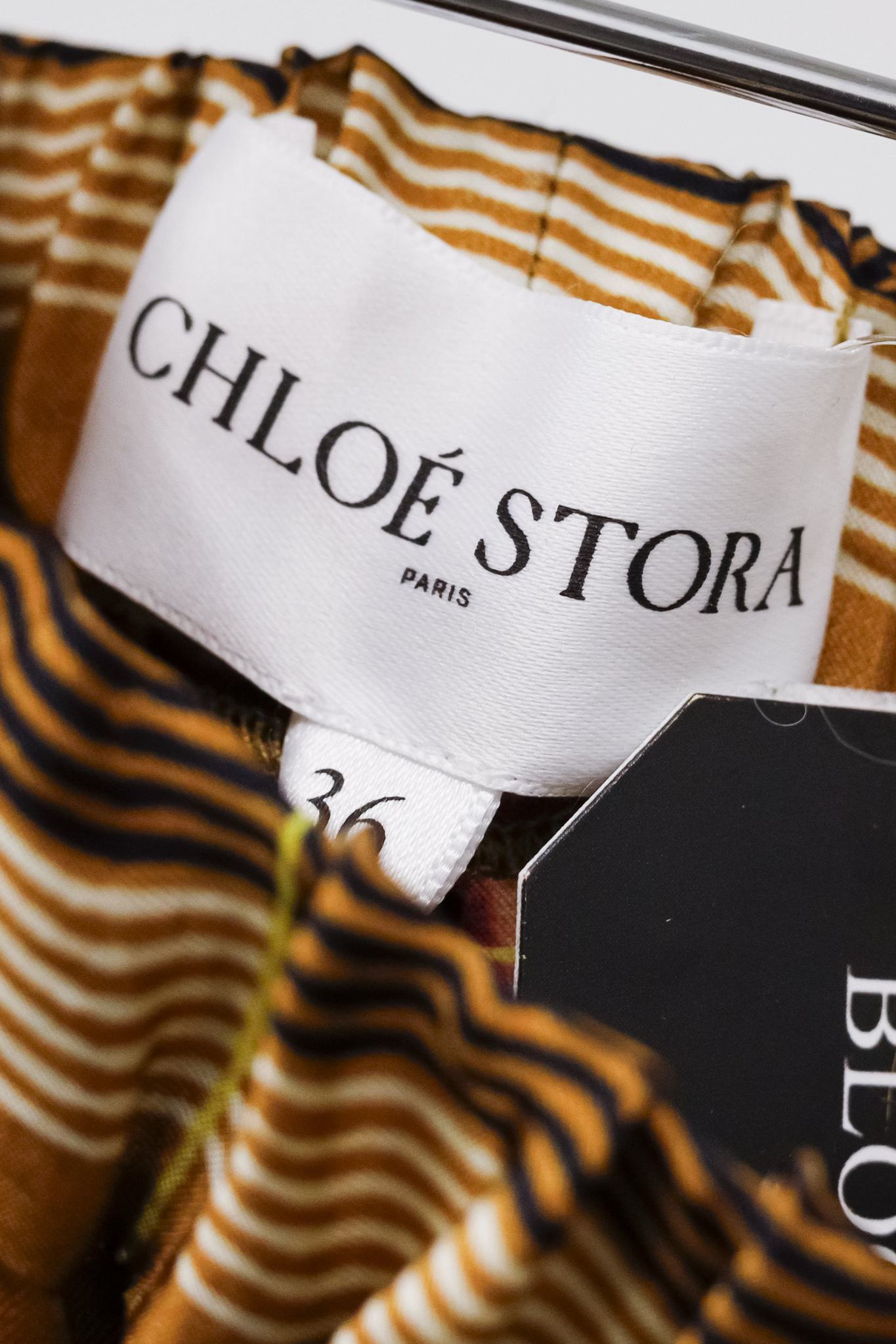 Chloé Stora Pataya Striped Satin Pants