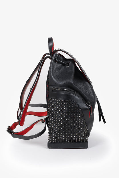 Christian Louboutin Explorafunk Black Calfskin Backpack