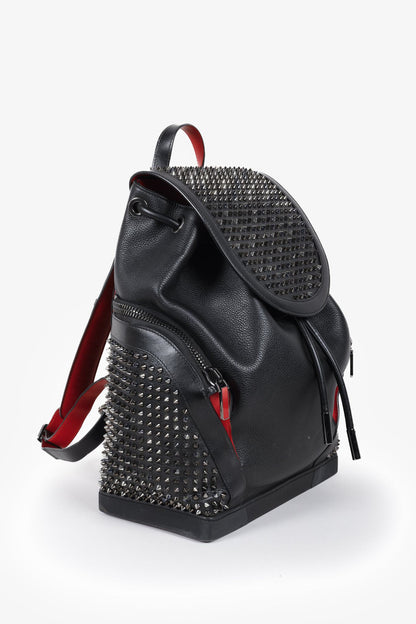 Christian Louboutin Explorafunk Black Calfskin Backpack