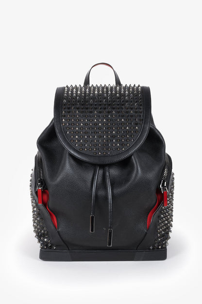 Christian Louboutin Explorafunk Black Calfskin Backpack