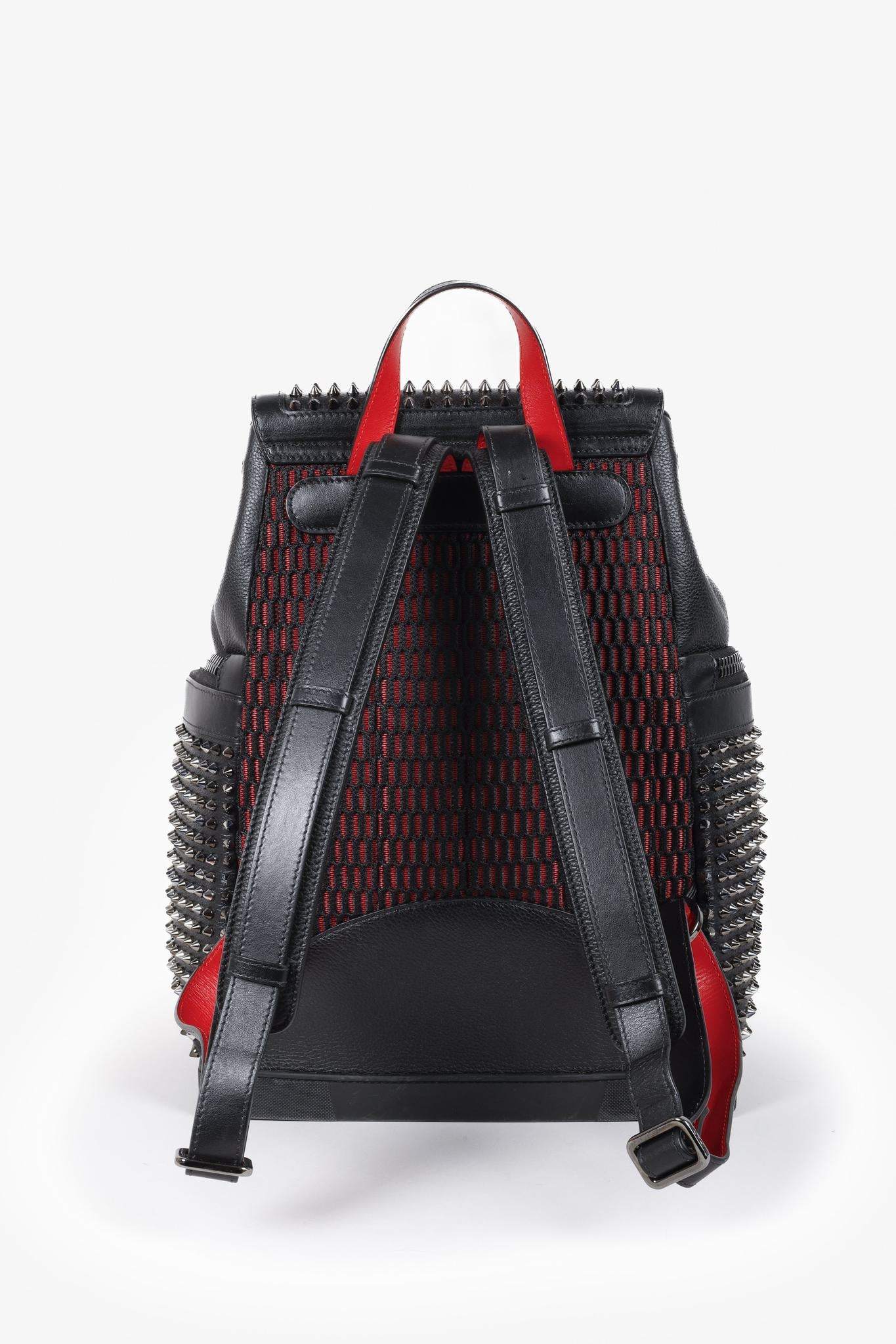 Christian Louboutin Explorafunk Black Calfskin Backpack