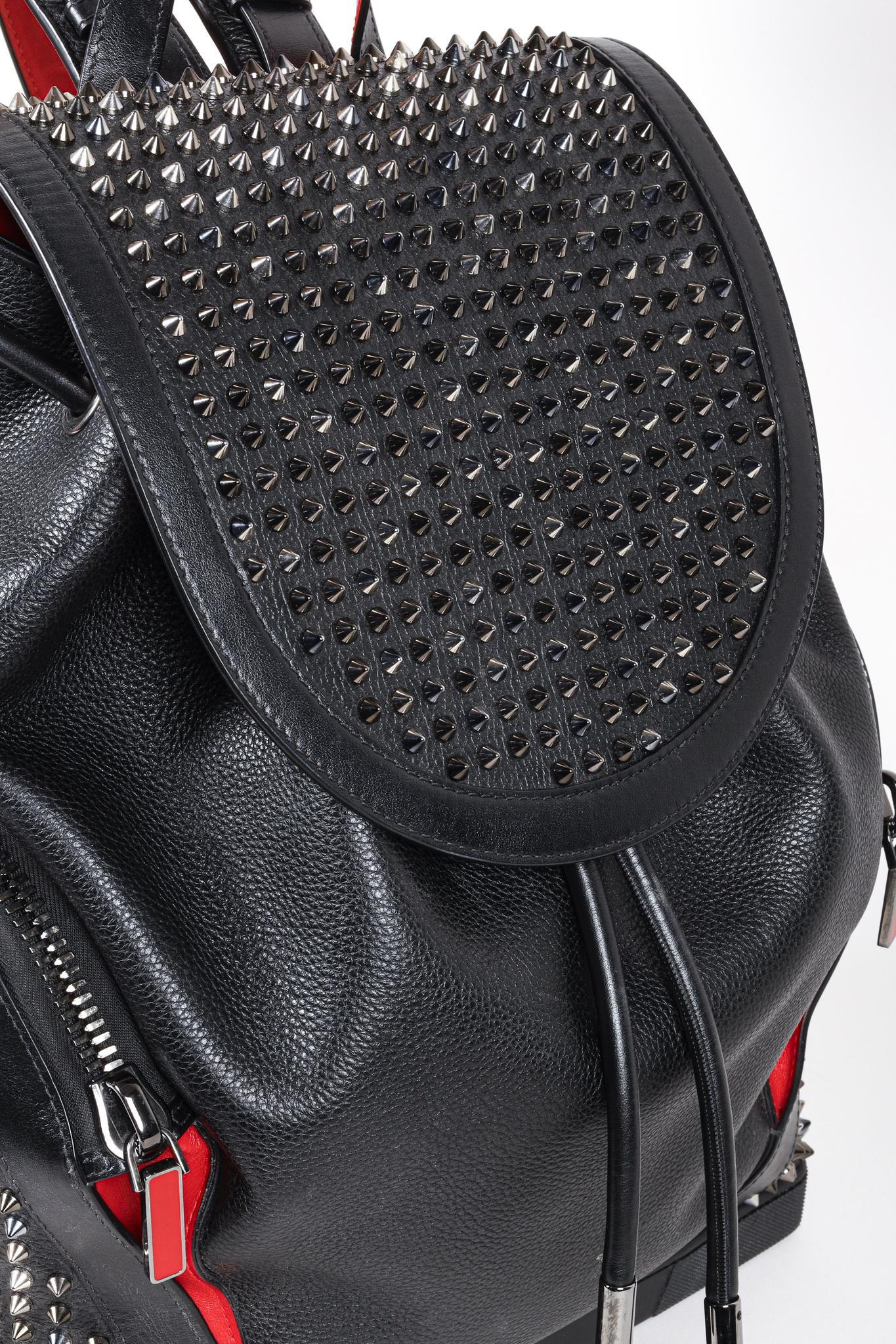 Christian Louboutin Explorafunk Black Calfskin Backpack