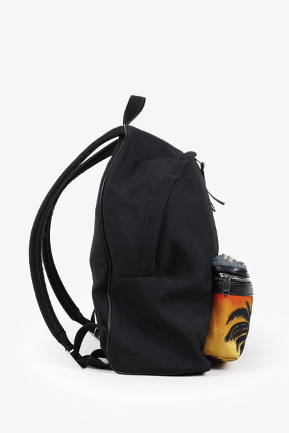 Saint Laurent Sunset and Denim Black City Backpack