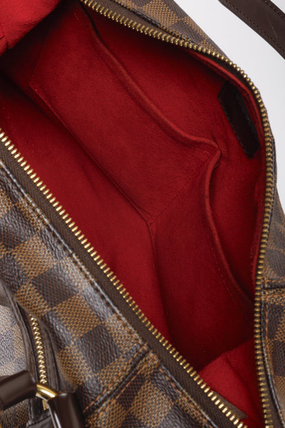 Louis Vuitton Damier Ebene Evora MM Shoulder Bag