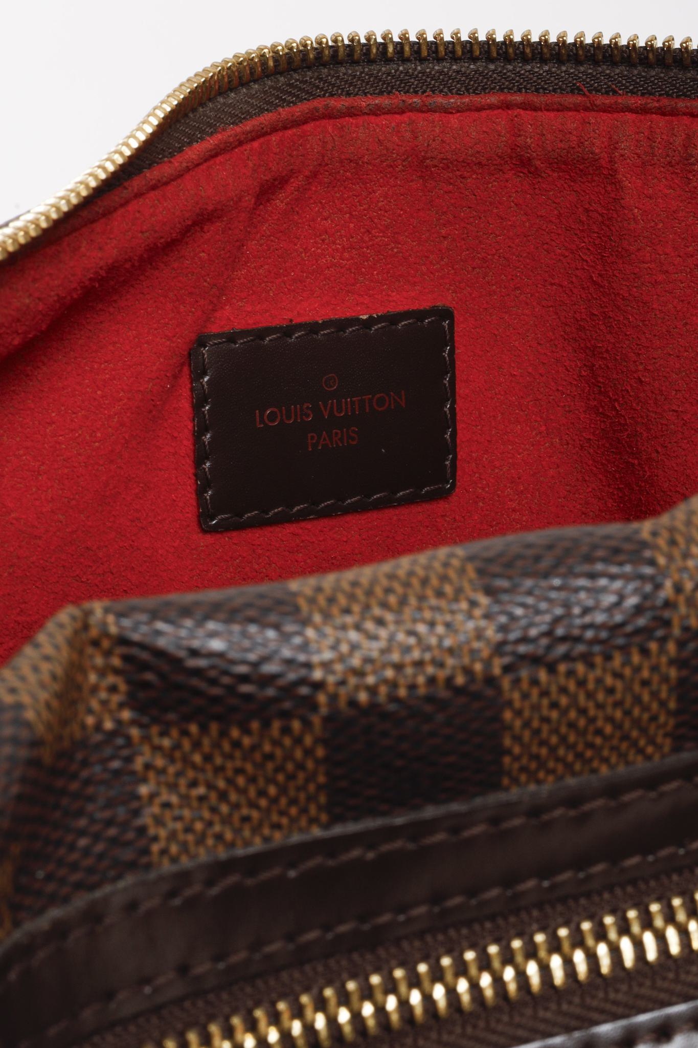 Louis Vuitton Damier Ebene Evora MM Shoulder Bag