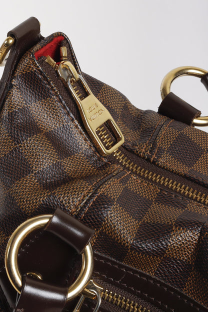 Louis Vuitton Damier Ebene Evora MM Shoulder Bag