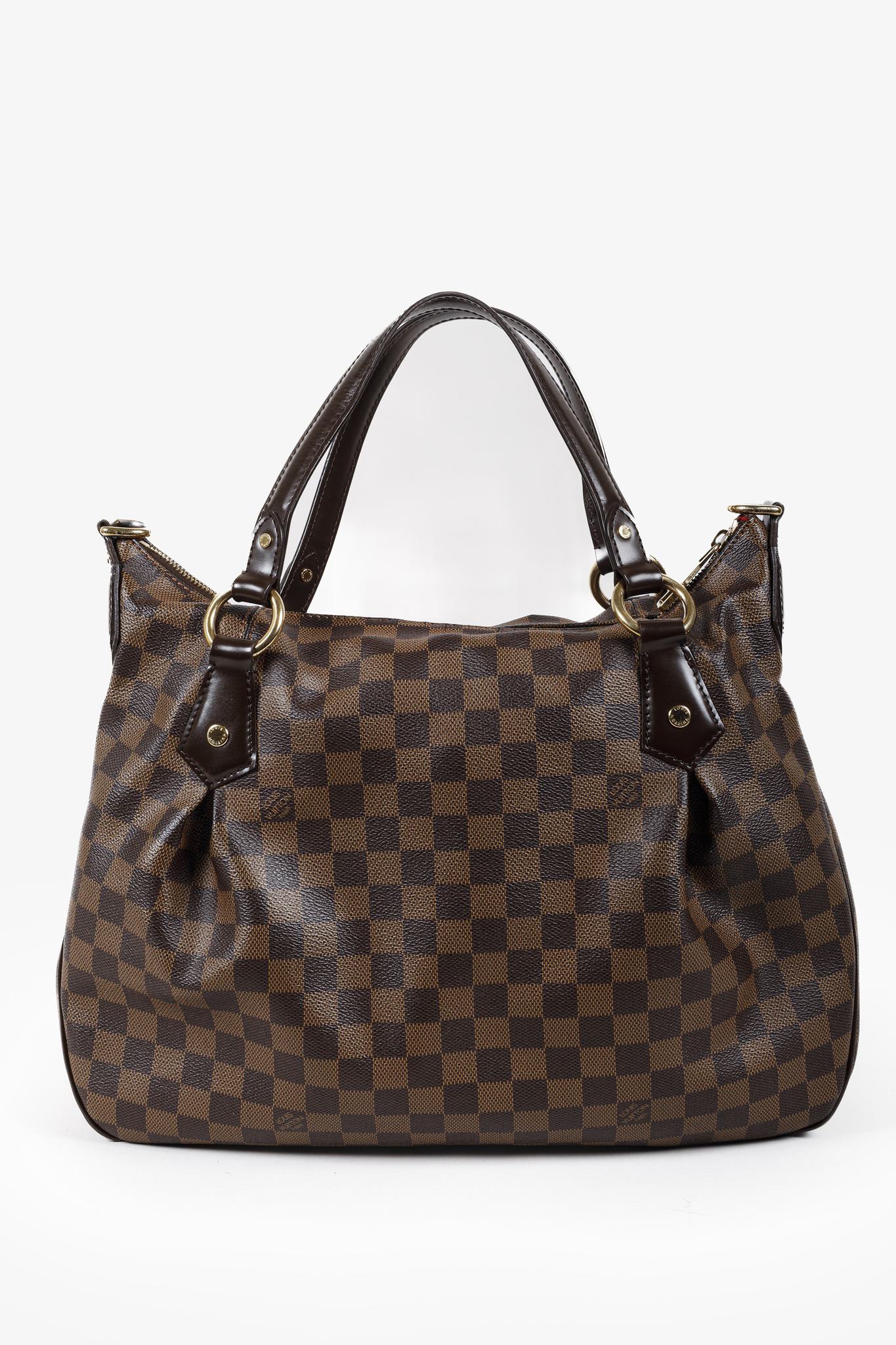 Louis Vuitton Damier Ebene Evora MM Shoulder Bag