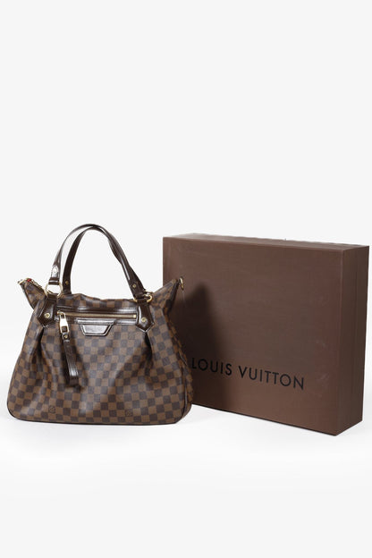 Louis Vuitton Damier Ebene Evora MM Shoulder Bag