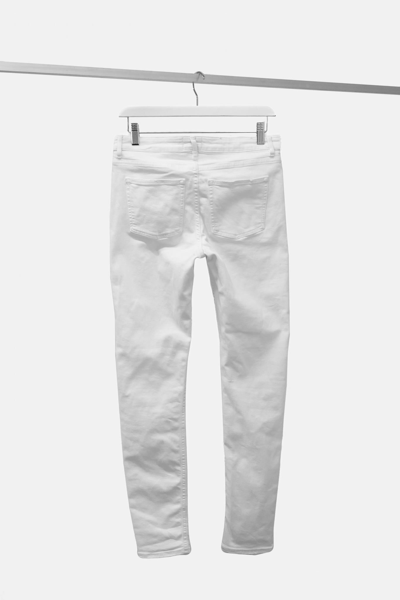 Acne Studios Skin 5 White Vintage Skinny Jeans