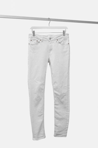 Acne Studios Skin 5 White Vintage Skinny Jeans