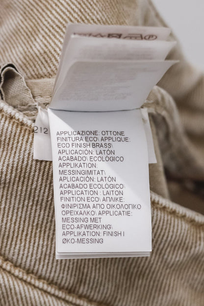 Brunello Cucinelli Tan Denim Monilo The Boyish Jeans