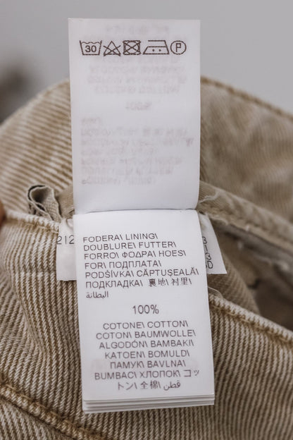 Brunello Cucinelli Tan Denim Monilo The Boyish Jeans